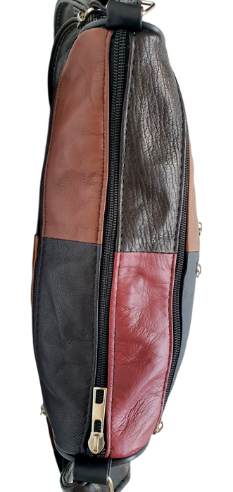 Geanta Dama Piele Naturala Multicolora Ero G04377 [5]
