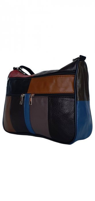 Geanta Dama Piele Naturala Multicolora Ero G04377 [1]