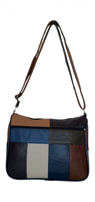 Geanta Dama Piele Naturala Multicolora Ero G04378 [3]