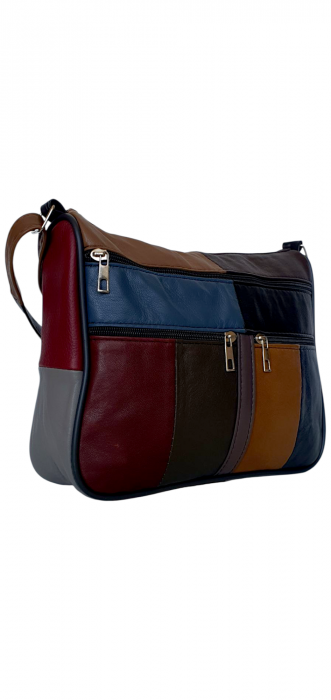 Geanta Dama Piele Naturala Multicolora Ero G04378 [4]