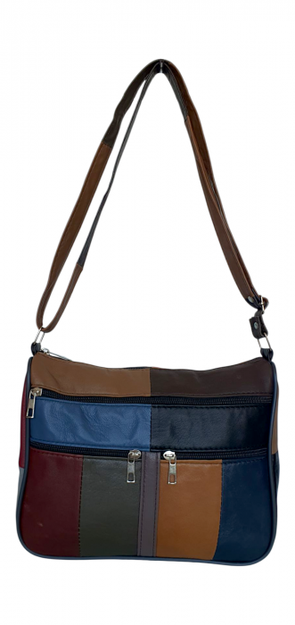 Geanta Dama Piele Naturala Multicolora Ero G04378 [2]