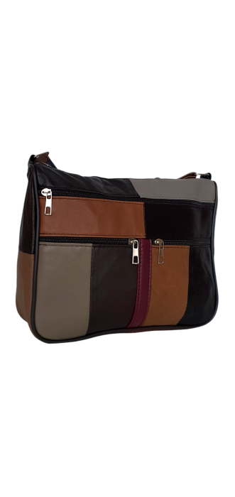 Geanta Dama Piele Naturala Multicolora Ero G04604 [3]