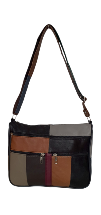 Geanta Dama Piele Naturala Multicolora Ero G04604 [2]