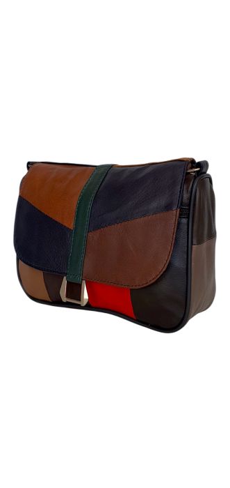 Geanta Dama Piele Naturala Multicolora Kendra G04525 [1]