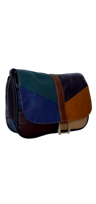 Geanta Dama Piele Naturala Multicolora Kendra G04526 [3]