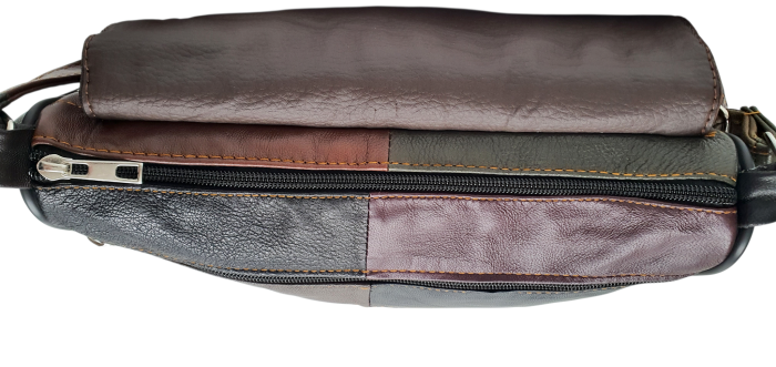 Geanta Dama Piele Naturala Multicolora Emi  G04653 [6]