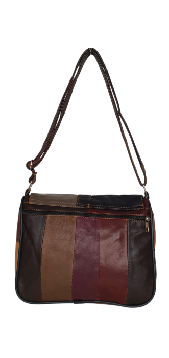 Geanta Dama Piele Naturala Multicolora Emi G04654 [4]