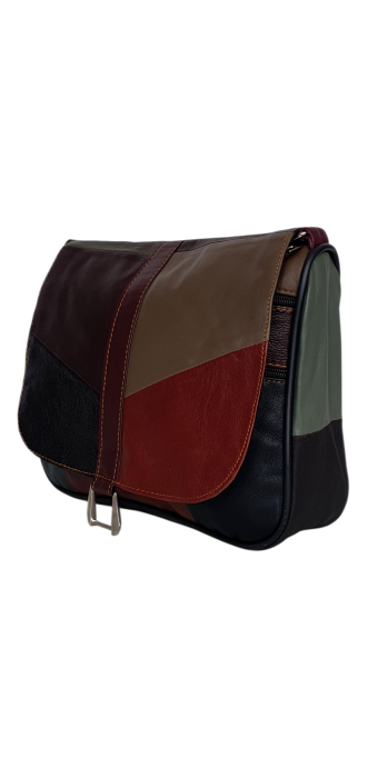 Geanta Dama Piele Naturala Multicolora Emi G04655 [3]