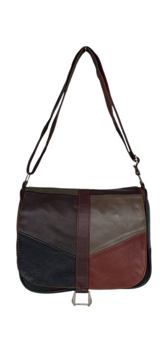 Geanta Dama Piele Naturala Multicolora Emi G04655 [2]