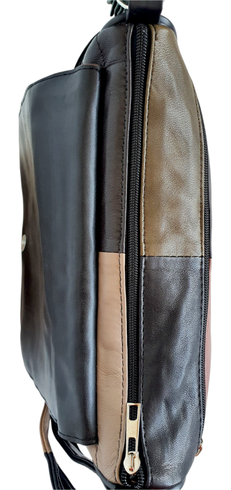 Geanta Dama Piele Naturala Multicolora Magda G04521 [6]