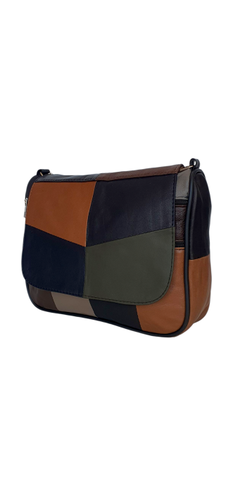 Geanta Dama Piele Naturala Multicolora Magda G04522 [1]