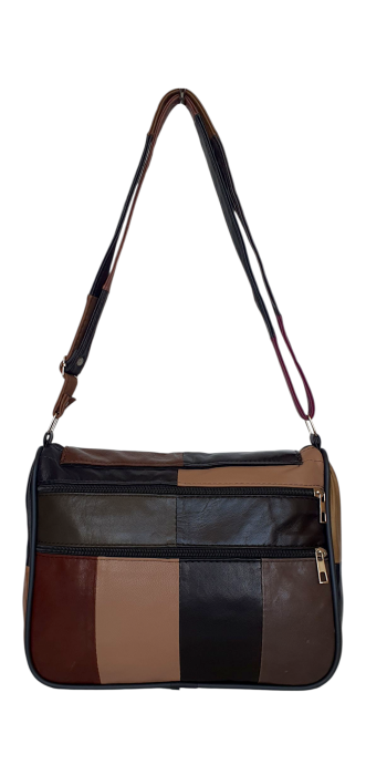Geanta Dama Piele Naturala Multicolora Magda G04522 [4]