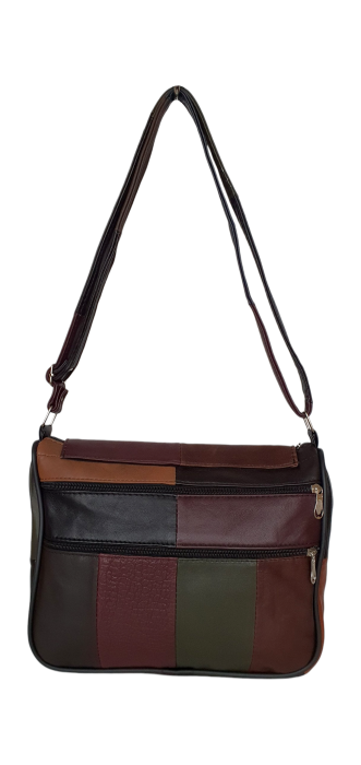 Geanta Dama Piele Naturala Multicolora Magda G04610 [4]