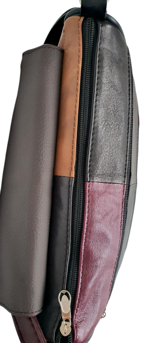 Geanta Dama Piele Naturala Multicolora Magda G04610 [6]