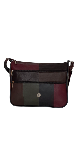 Geanta Dama Piele Naturala Multicolora Magda G04610 [5]