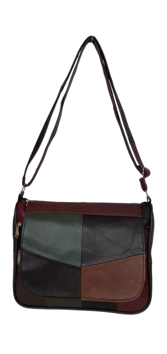 Geanta Dama Piele Naturala Multicolora Magda G04610 [2]