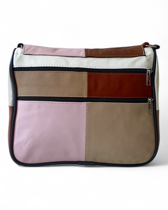Geanta Dama Piele Naturala Multicolora Magda G04758 [4]