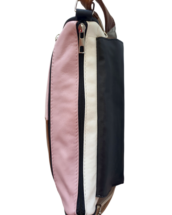 Geanta Dama Piele Naturala Multicolora Magda G04781 [6]