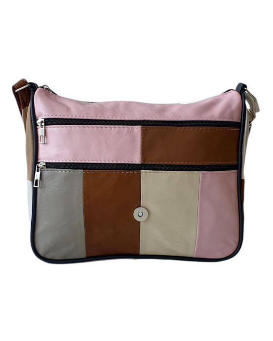 Geanta Dama Piele Naturala Multicolora Magda G04781 [5]