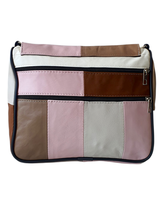 Geanta Dama Piele Naturala Multicolora Magda G04781 [4]