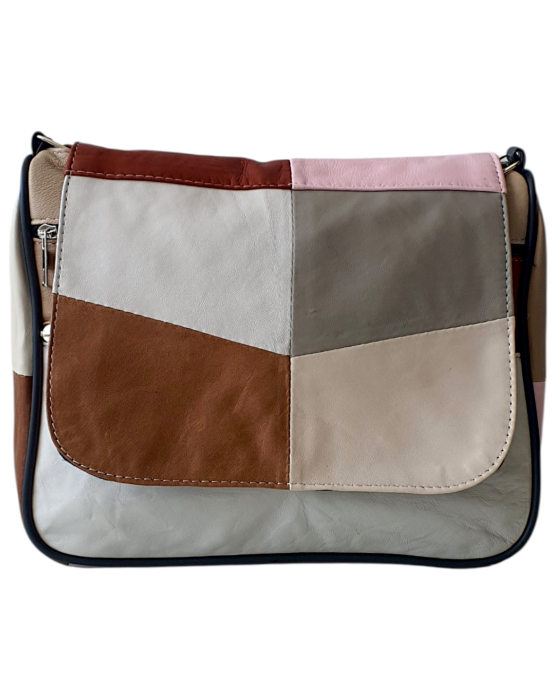 Geanta Dama Piele Naturala Multicolora Magda G04783 [2]