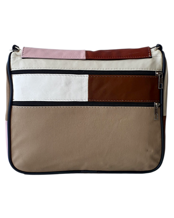 Geanta Dama Piele Naturala Multicolora Magda G04783 [4]