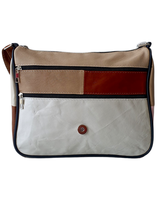 Geanta Dama Piele Naturala Multicolora Magda G04783 [5]