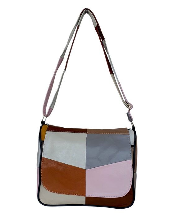 Geanta Dama Piele Naturala Multicolora Magda G04815 [2]