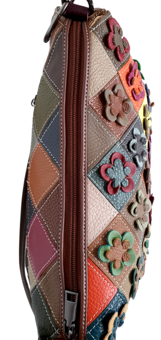 Geanta Dama Piele Naturala Multicolora Milano G04671 [5]