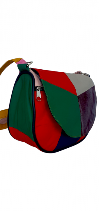 Geanta Dama Piele Naturala Multicolora Paloma G04351 [3]