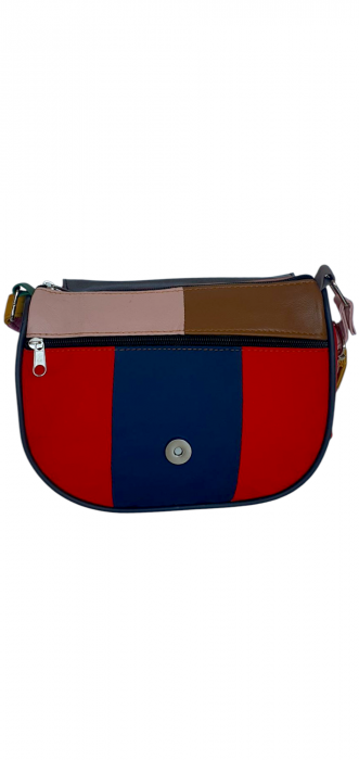 Geanta Dama Piele Naturala Multicolora Paloma G04351 [5]