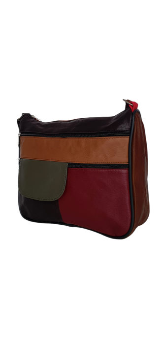 Geanta Dama Piele Naturala Multicolora Ruxandra G04629 [3]