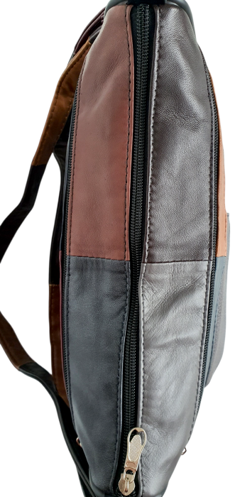 Geanta Dama Piele Naturala Multicolora Ruxandra G04630 [5]