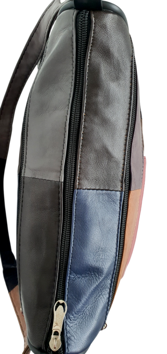 Geanta Dama Piele Naturala Multicolora Ruxandra G04659 [5]