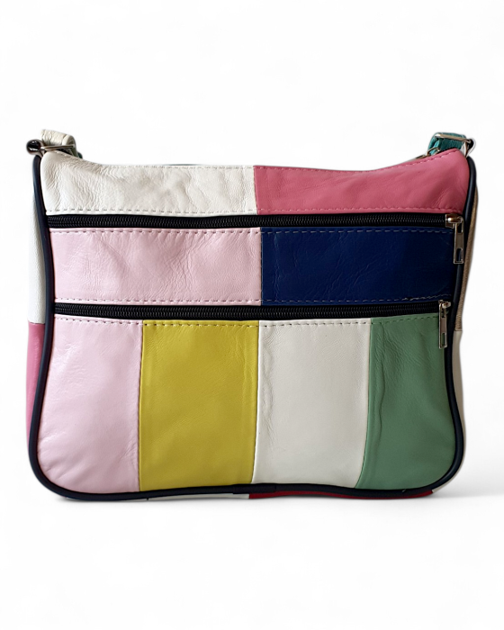 Geanta Dama Piele Naturala Multicolora Ruxandra G04750 [4]