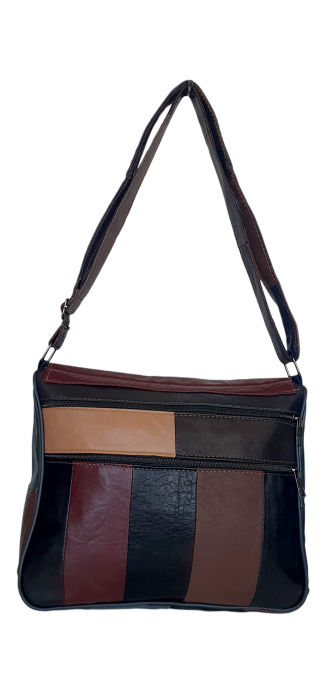 Geanta Dama Piele Naturala Multicolora Svetlana G04465 [4]