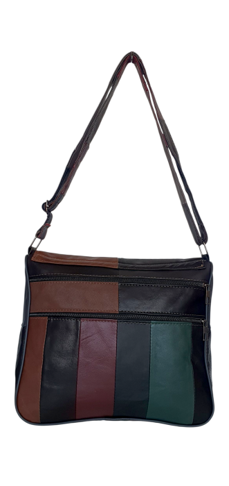 Geanta Dama Piele Naturala Multicolora Svetlana G04468 [4]