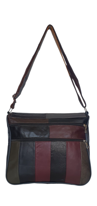 Geanta Dama Piele Naturala Multicolora Svetlana G04471 [4]