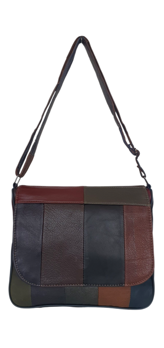 Geanta Dama Piele Naturala Multicolora Svetlana G04472 [2]