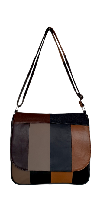 Geanta Dama Piele Naturala Multicolora Svetlana G04606 [2]