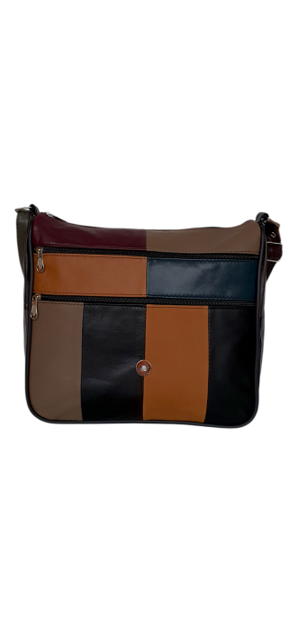 Geanta Dama Piele Naturala Multicolora Svetlana G04606 [5]