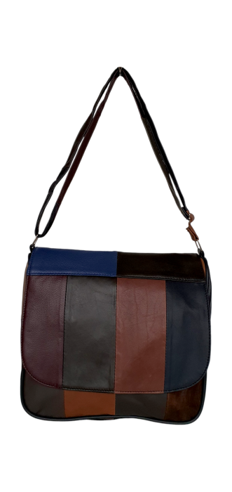 Geanta Dama Piele Naturala Multicolora Svetlana G04608 [2]