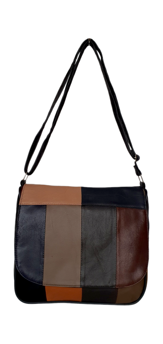 Geanta Dama Piele Naturala Multicolora Svetlana G04609 [2]