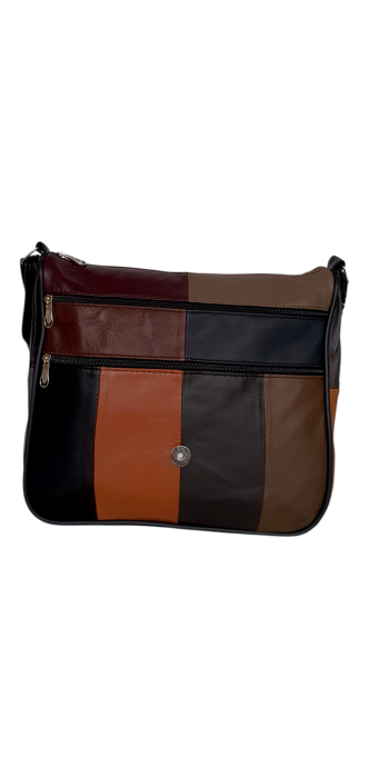 Geanta Dama Piele Naturala Multicolora Svetlana G04609 [5]