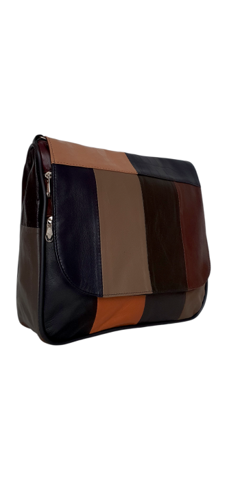 Geanta Dama Piele Naturala Multicolora Svetlana G04609 [3]