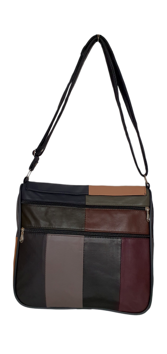 Geanta Dama Piele Naturala Multicolora Svetlana G04609 [4]