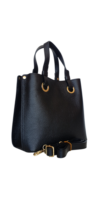 Geanta Dama Piele Naturala Neagra Artemis G04616 [2]