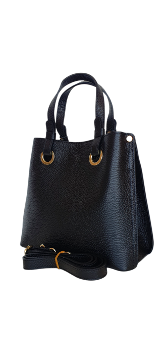 Geanta Dama Piele Naturala Neagra Artemis G04616 [3]