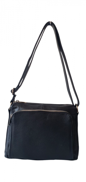 Geanta Dama Piele Naturala Neagra Eca G04145 [2]