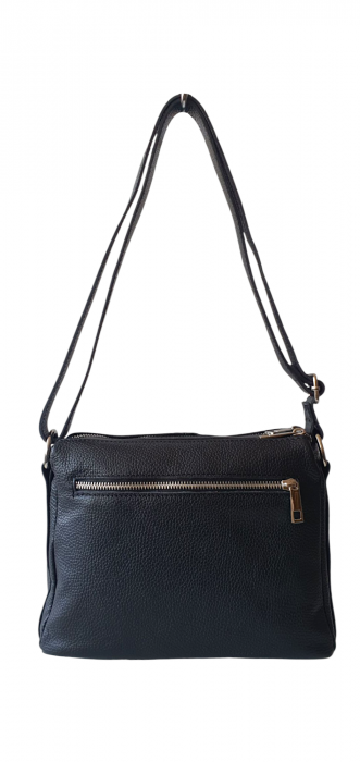 Geanta Dama Piele Naturala Neagra Eca G04145 [4]